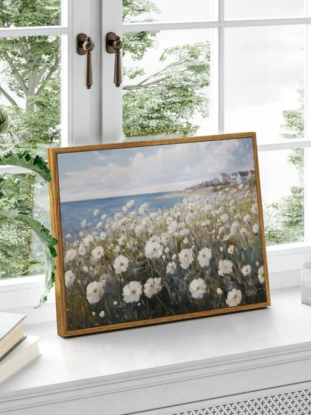 Vintage Coastal Wildflower Canvas Art 12